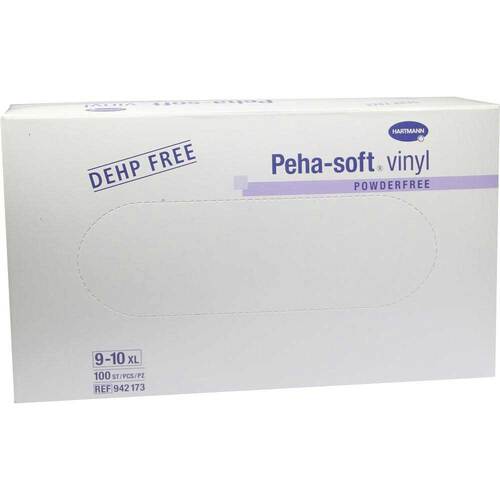 Peha Soft Vinyl Untersuchungshandschuhe puderfrei unsteril XL - 1