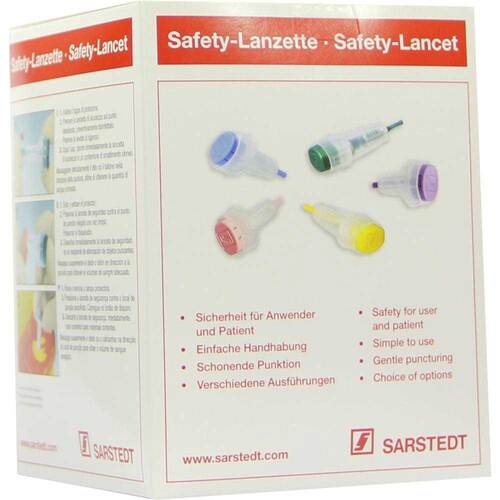Safety Lanzette 21G norm.gr&uuml;n Einst.Tiefe 1,8mm - 1