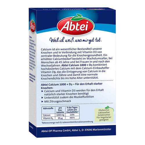 Abtei Osteo Vital Citrus Kautabletten - 2