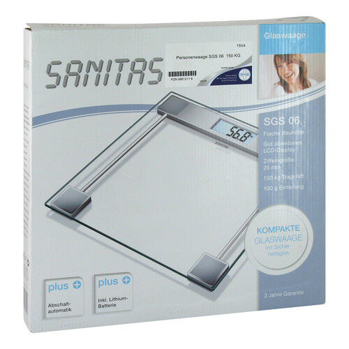 Personenwaage Sgs 06 150 kg Glas - 1