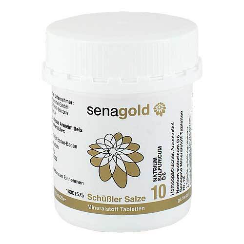 Biochemie Senagold 10 Natrium sulfuricum D 6 Tabletten - 1