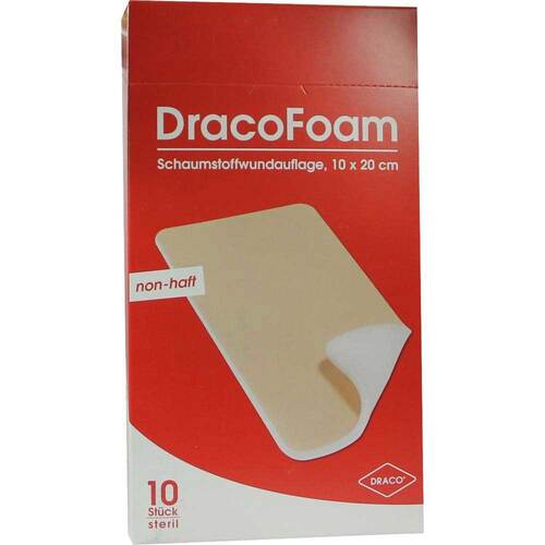Dracofoam Schaumstoff Wundauflage 10x20cm - 1