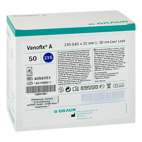 Venofix A 23 G 0,65 mm blau - 1