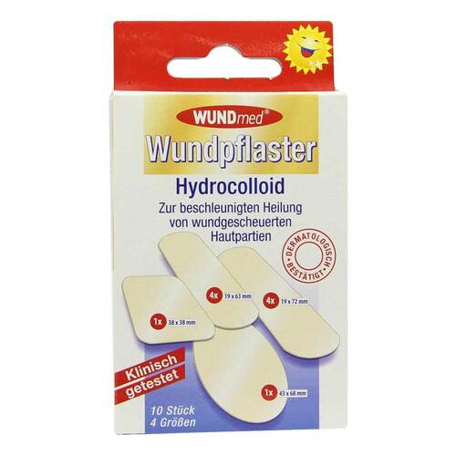 Wundpflaster Hydrocolloid 4 Gr&ouml;&szlig;en - 1