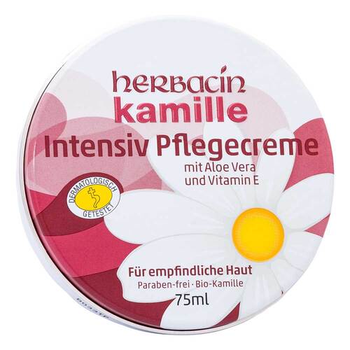 Herbacin Kamille Intensiv Pflegecreme Dose - 1