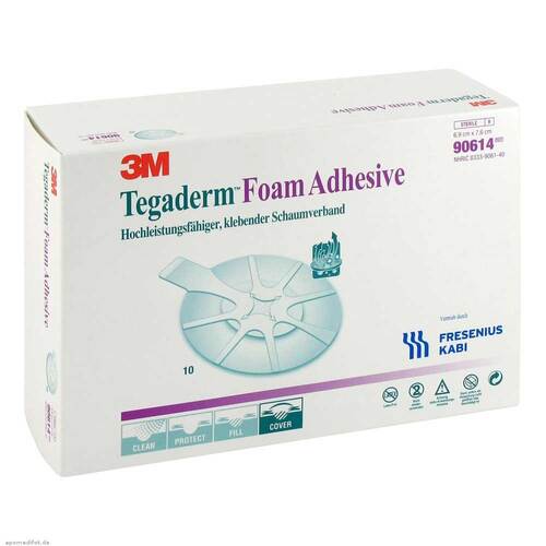 Tegaderm Foam Adhesive FK 6,9x7,6cm oval 90614 - 1
