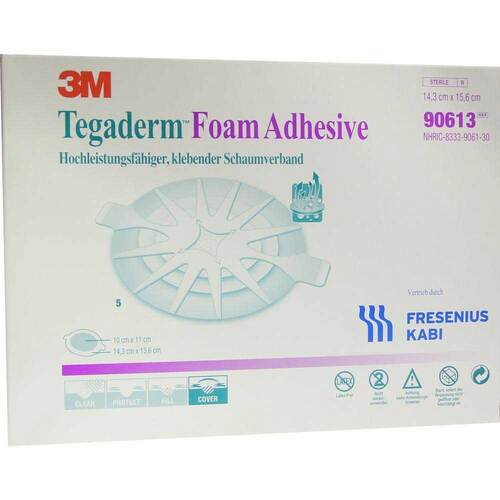 Tegaderm Foam Adhesive FK 14,3x15,6cm oval 90613 - 1