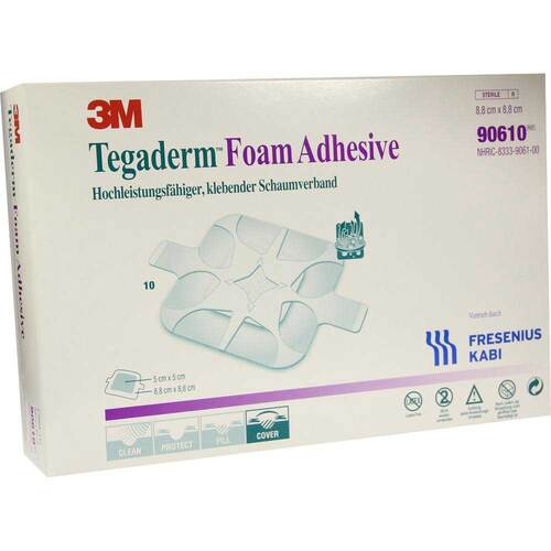 Tegaderm Foam Adhesive FK 8,8x8,8cm 90610 - 1