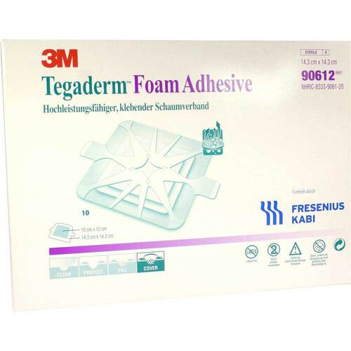 Tegaderm Foam Adhesive FK 14,3x14,3cm 90612 - 1