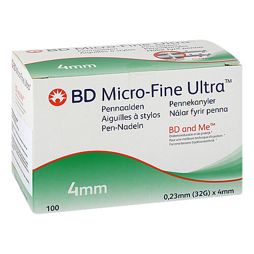 BD Micro-Fine + 4 mm Nadeln 0,23x4 mm - 1
