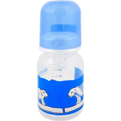 Milchflasche 125 ml Polypropylen Dekor sortiert - 1