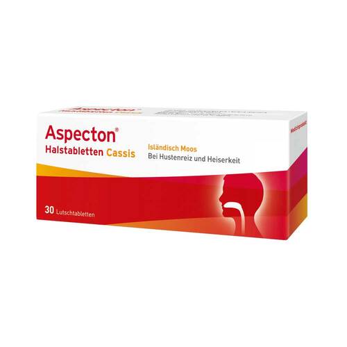 Aspecton Halstabletten Cassis Lutschtabletten - 1