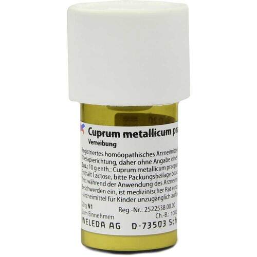 Cuprum metallicum praeparatum D 20 Trituration - 1