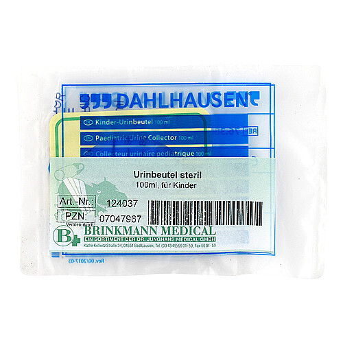 Urinbeutel steril 100 ml f&uuml;r Kinder - 1
