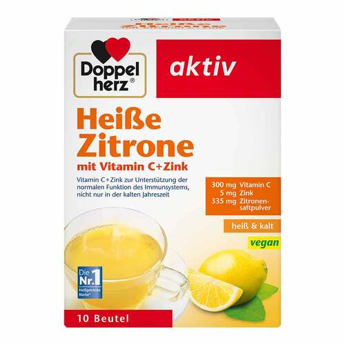 Doppelherz Hei&szlig;e Zitrone Vitamin C+Zink Granulat - 1