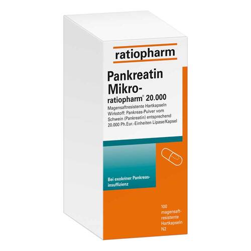 Pankreatin Mikro ratiop.20000 magens.Hartkapseln - 1