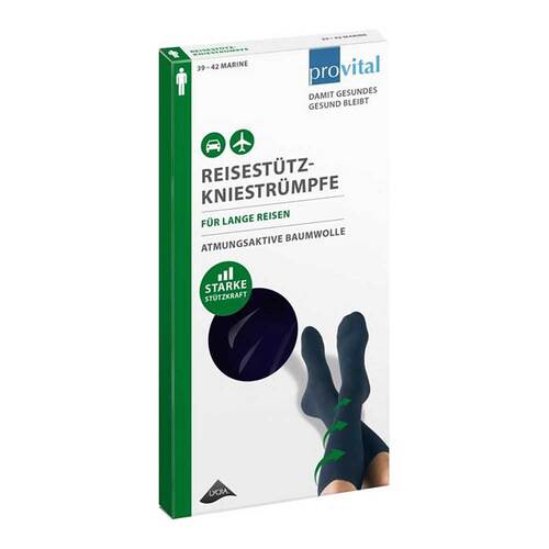 Provital Reisekniestr&uuml;mpfe Gr&ouml;&szlig;e 39 - 42 marine - 1