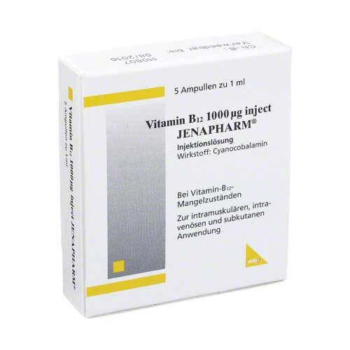 Vitamin B12 1000 µg Inject Jenapharm Ampullen - 1