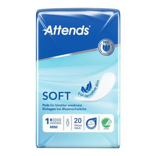 Attends Soft 1 mini Einlagen anatomisch - 1