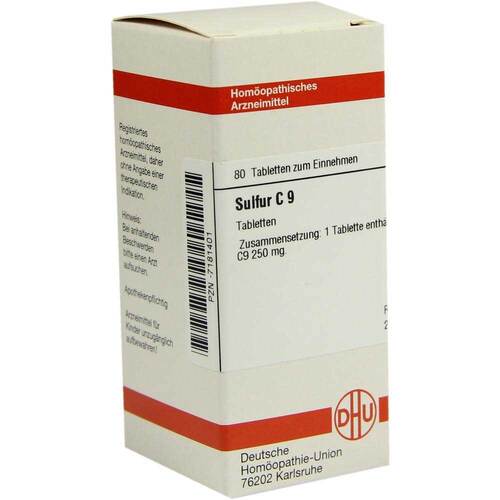 DHU Sulfur C 9 Tabletten - 1