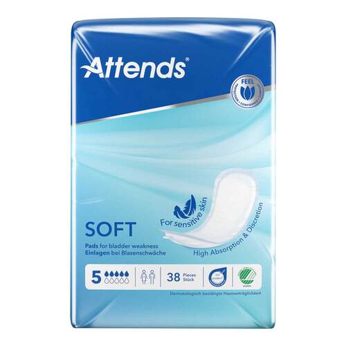 Attends® Soft 5 Einlagen anatomisch - 1