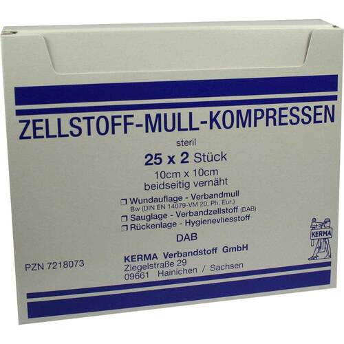 Zellstoff Mullkompressen 10c - 1