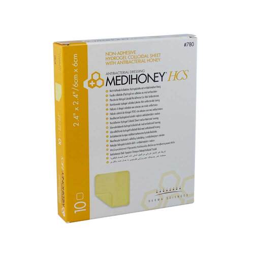 Medihoney Hcs Hydrogelverband 6x6 cm non-adhesiv - 1