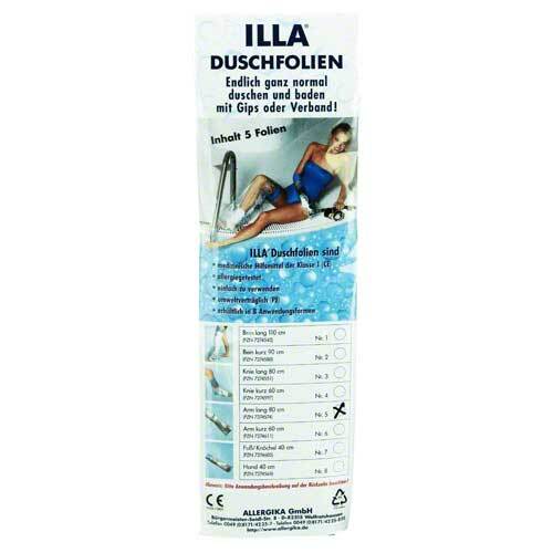 Duschfolien Arm lang 80 cm - 1