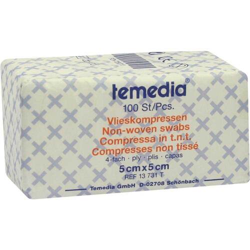 Vlieskompressen 5x5 cm unsteril 4fach - 1