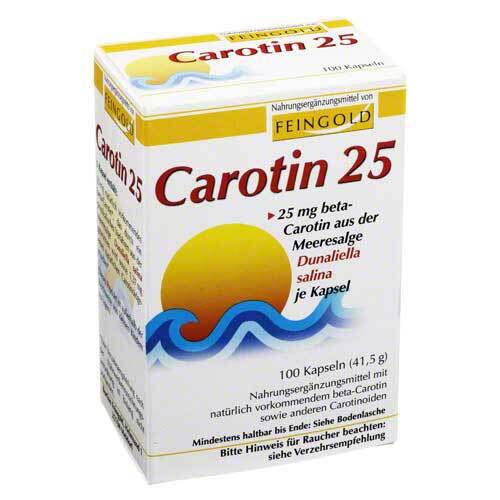 Carotin 25 Feingold Kapseln - 1