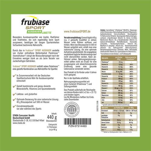Frubiase Sport Ausdauer Brausepulver - 8