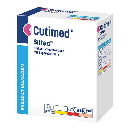 Cutimed Siltec Schaumverband 10x20 cm sanft haftend - 1