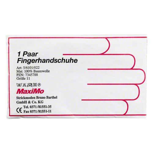 Handschuhe Strick Baumwolle Gr&ouml;&szlig;e 11 d&uuml;nn - 1