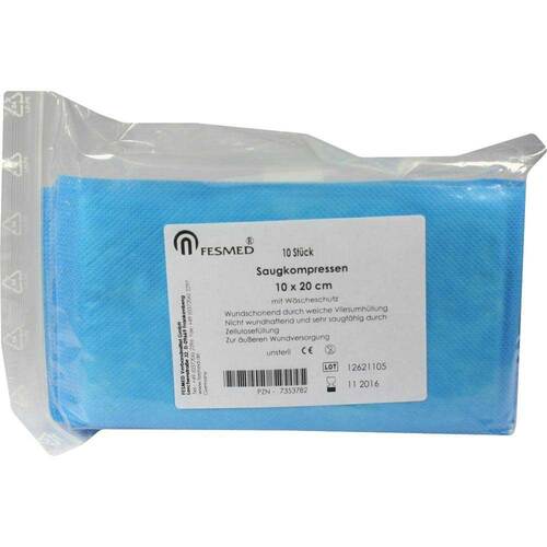 Saugkompressen 10x20cm unsteril - 1