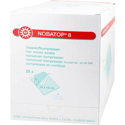 Nobatop 8 Kompressen 10x10cm - 1