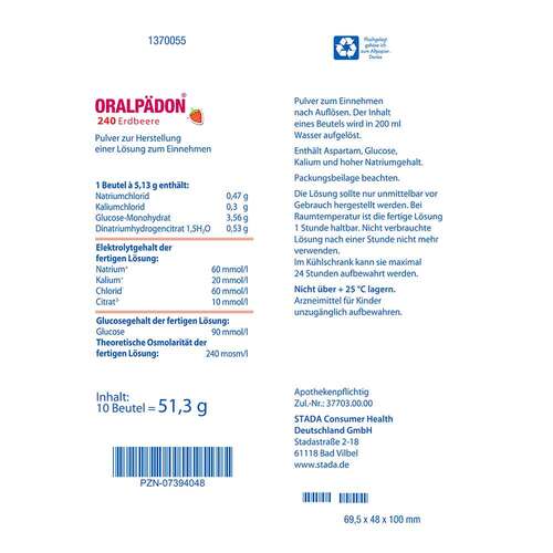 Oralp&auml;don® 240 Erdbeere  - 2