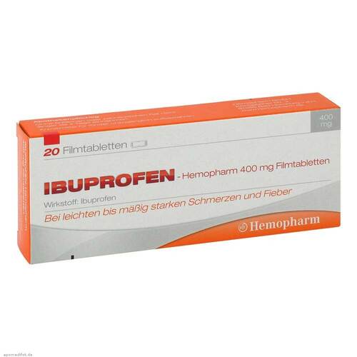 Ibuprofen Hemopharm 400 mg Filmtabletten - 1