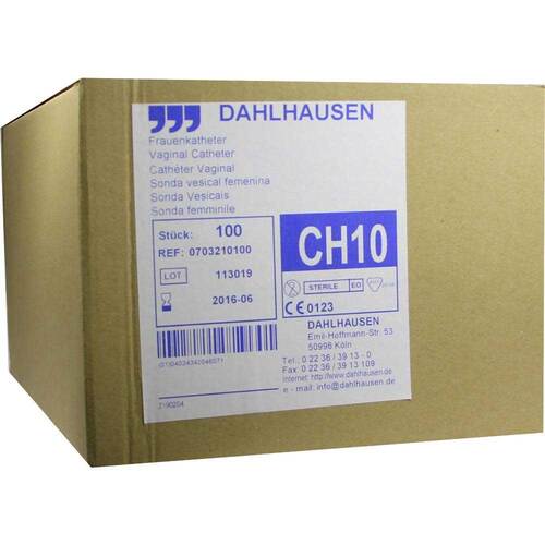 Katheter Frauen CH 10 20 cm - 1