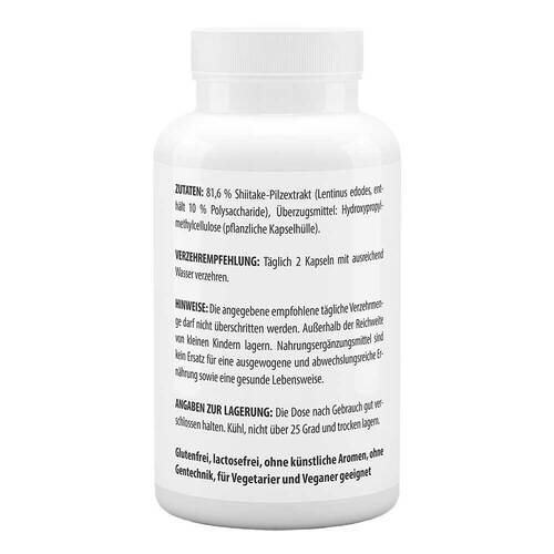 Shiitake Extrakt 500 mg Kapseln - 3
