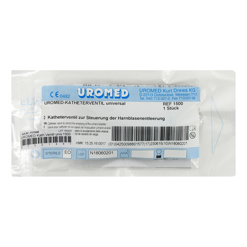 Uromed Katheterventil universal 1500 - 1