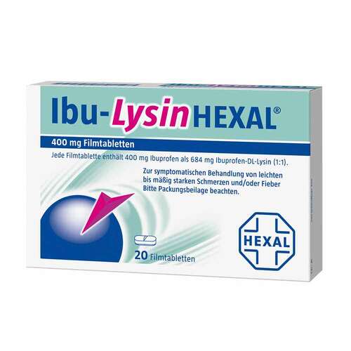 Ibu-Lysin Hexal 400 mg Filmtabletten - 1