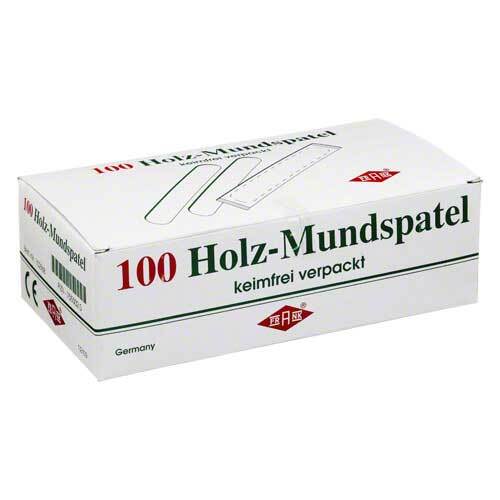 Mundspatel Holz einzeln - 1