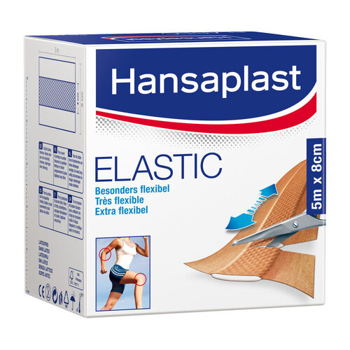 Hansaplast Elastic Pflaster 5mx8cm - 1