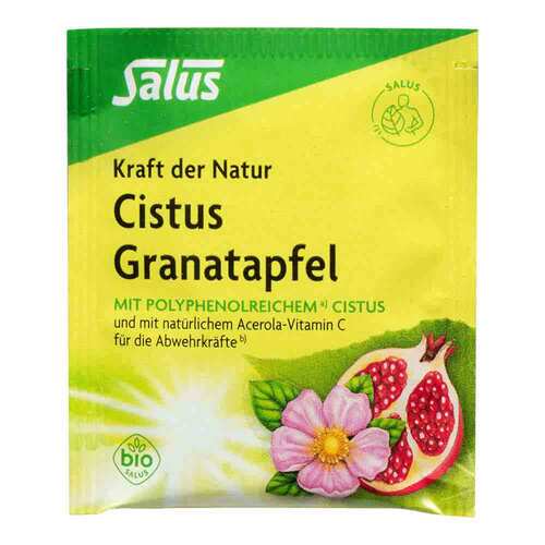 Cistus Granatapfel Tee Kraft der Natur Beutel Salus - 2