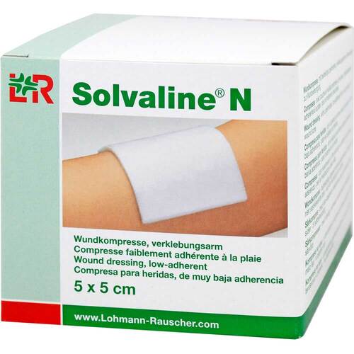 Solvaline N 5x5 cm steril Kompressen - 1