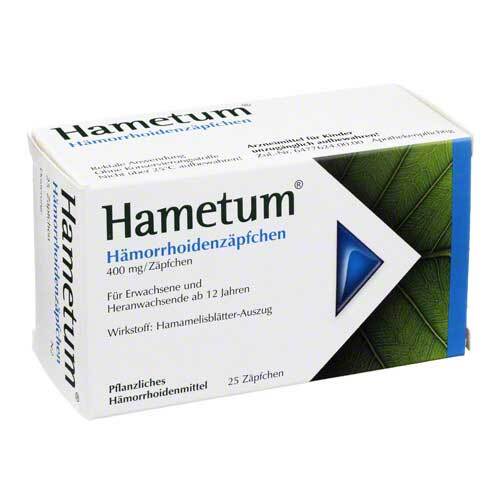 Hametum® H&auml;morrhoidenz&auml;pfchen - 1