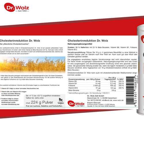 Cholesterinreduktion Dr. Wolz Pulver - 5