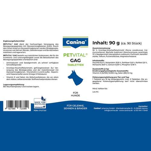 Petvital Gag Tabletten f&uuml;r Hunde - 2