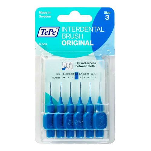 Tepe Interdentalb&uuml;rste 0,6mm blau - 1