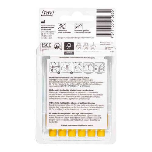 Tepe Interdentalb&uuml;rste 0,7mm gelb - 2